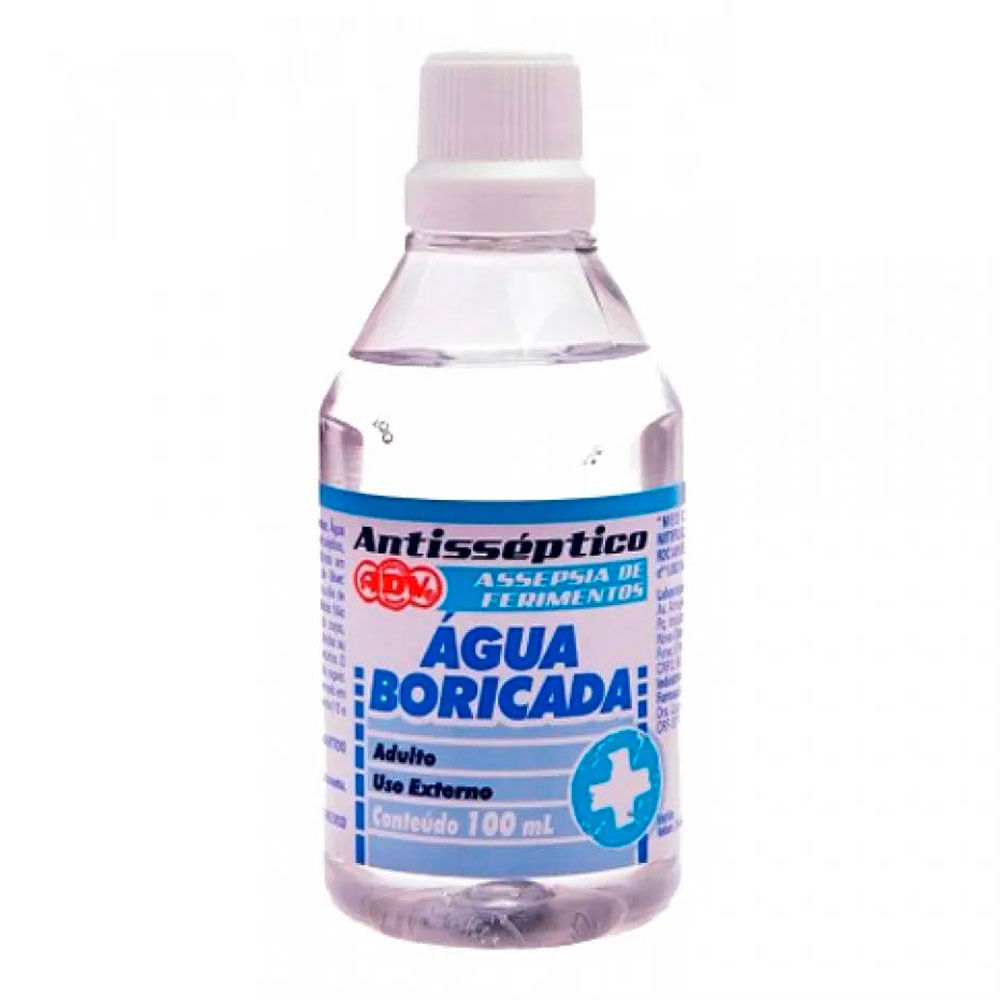 água Boricada Para Ferimentos - RETOEDU