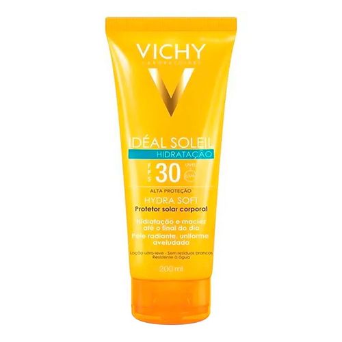 Protetor Solar Corporal Vichy Idéal Soleil Hydrasoft FPS30 200ml Protetor Solar Corporal Vichy Idéal Soleil Hydrasoft FPS30 200ml