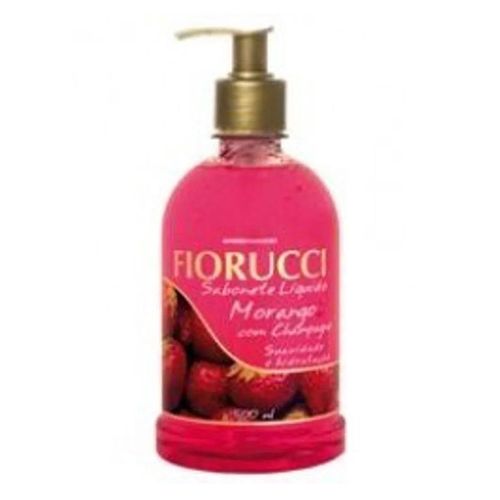 Sabonete Líquido Fiorucci Morango C/ Champagne 500ml Sabonete Líquido Fiorucci Morango C/ Champagne 500ml