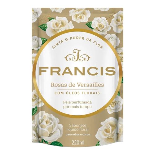Sabonete Líquido Francis Rosas de Versailles Refil 220ml Sabonete Líquido Francis Rosas de Versailles Refil 220ml