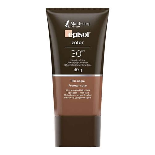 Protetor Solar Episol Color Pele Negra FPS30 40g Protetor Solar Episol Color Pele Negra FPS30 40g