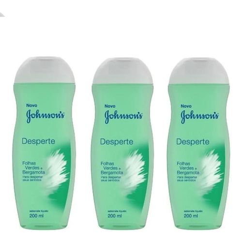 Sabonete Líquido Johnson's Despert 200ml 3 Unidades Sabonete Líquido Johnson's Despert 200ml 3 Unidades