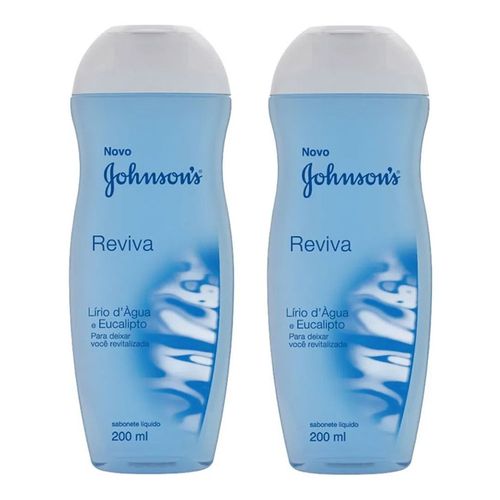 Sabonete Líquido Johnson´s Reviva 200ml 2 Unidades