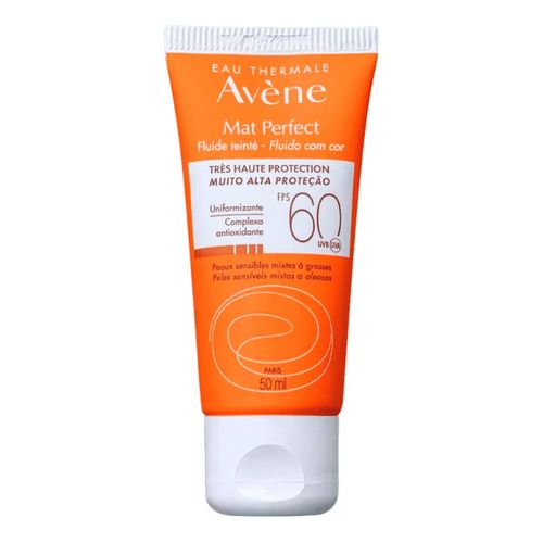 Protetor Solar Facial Avene Matte Perfect Com Cor FPS60 50ml Protetor Solar Facial Avene Matte Perfect Com Cor FPS60 50ml