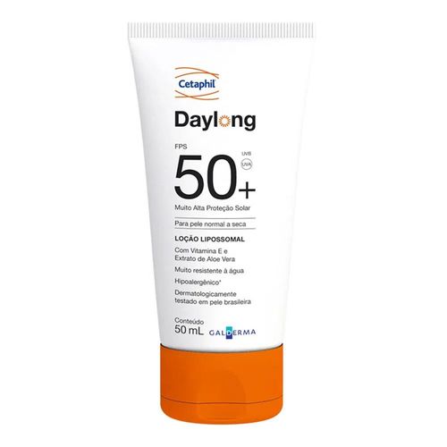 Protetor Solar Facial Cetaphil Daylong Loção Lipossomal FPS 50 50ml Protetor Solar Facial Cetaphil Daylong Loção Lipossomal FPS 50 50ml