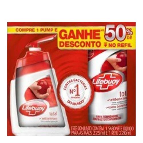 Sabonete Líquido Lifebuoy 225ml + 1 Refil Sabonete Líquido Lifebuoy 225ml + 1 Refil