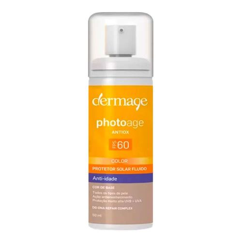 Protetor Solar Facial Dermage Photoage Antiox Fluído FPS 60 50g Protetor Solar Facial Dermage Photoage Antiox Fluído FPS 60 50g