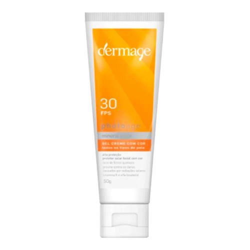 Protetor Solar Facial Dermage Photoage Mineral FPS 30 Color Médio 50g Protetor Solar Facial Dermage Photoage Mineral FPS 30 Color Médio 50g