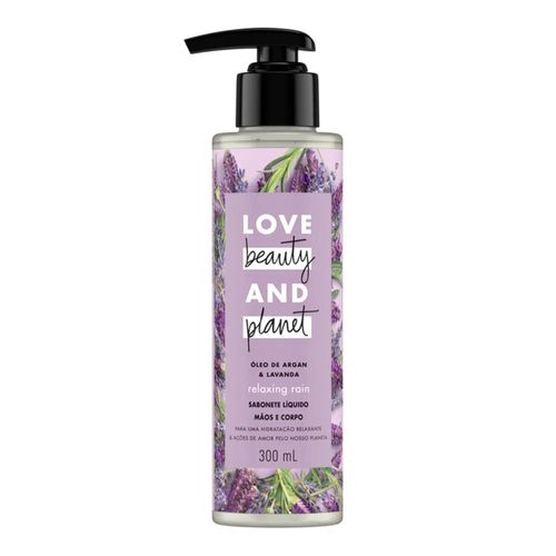 Sabonete Líquido Love Beauty And Planet Relaxing Rain 300ml