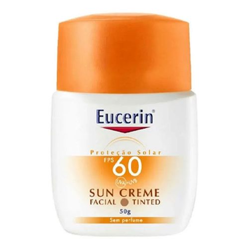 Protetor Solar Facial Eucerin Sun Creme Tinted FPS 60 50g