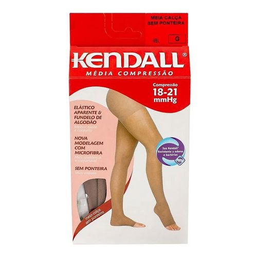 Meia Calça Kendall Média Compressão Sem Ponteira Tamanho G