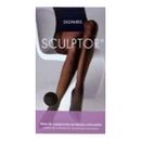 Meia Calça Sigvaris Sheer Anticelulite M Curto Ponteira Fechada Cor Natural Feminina
