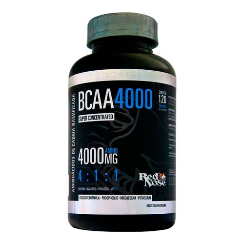 BCAA 4000 4:1:1 120 cápsulas - RedNose