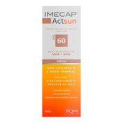 Protetor Solar Facial Imecap Act Sun Médio 60FPS 50g