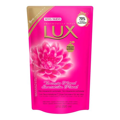 Sabonete Líquido Lux Tentação Floral Refil 220ml Sabonete Líquido Lux Tentação Floral Refil 220ml