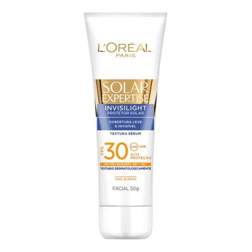 Protetor Solar Facial Loreal Expertise FPS 30 Invisilight 50g