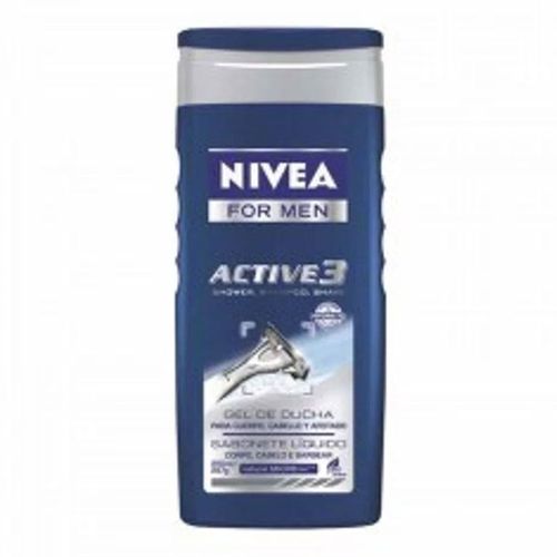 Sabonete Líquido Nivea Active 3 For Men 250ml Sabonete Líquido Nivea Active 3 For Men 250ml