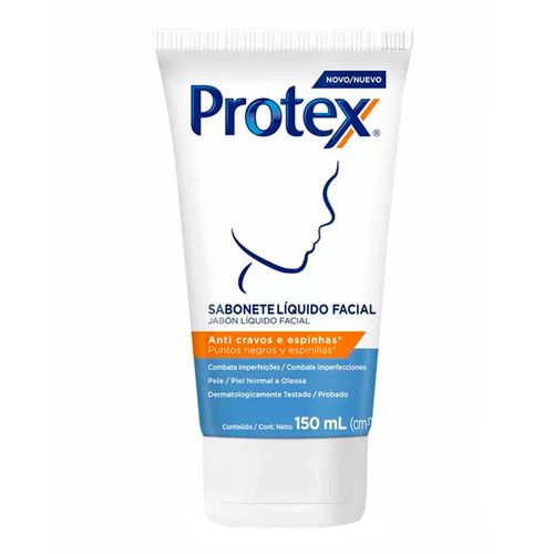 Sabonete Líquido Facial Protex Anti Cravos e Espinhas 150ml Sabonete Líquido Facial Protex Anti Cravos e Espinhas 150ml