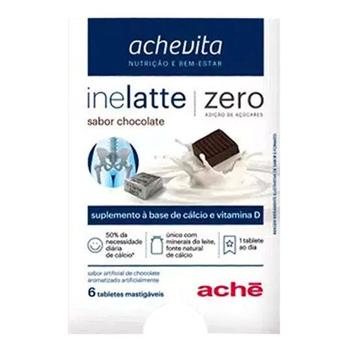 Inelatte Zero Açúcar Pocket 6 Tabletes Ache