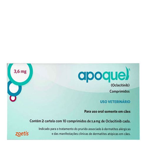 APOQUEL Dermatológico Zoetis 3,6mg