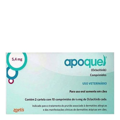 APOQUEL Dermatológico Zoetis 5,4mg APOQUEL Dermatológico Zoetis 5,4mg