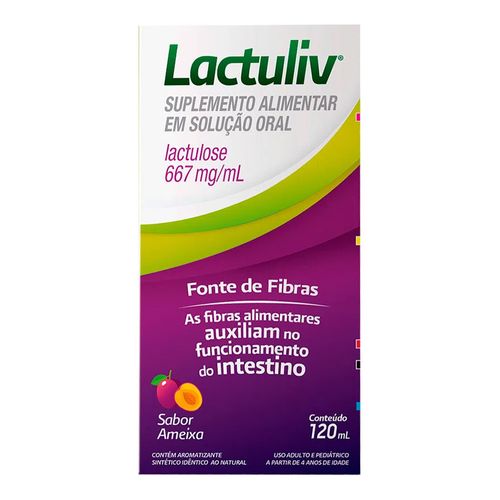 Lactuliv Ameixa Legrand Pharma 120ml Xarope Lactuliv Ameixa Legrand Pharma 120ml Xarope