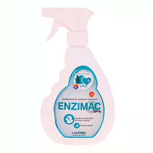 Enzimac Eliminador de Odores e Manchas Spray 500ml Enzimac Eliminador de Odores e Manchas Spray 500ml