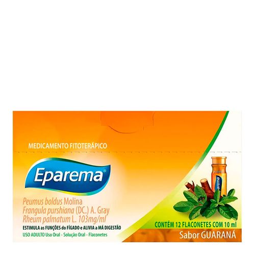 Eparema Guarana 12 Flaconetes Com 10Ml Eparema Guarana 12 Flaconetes Com 10Ml