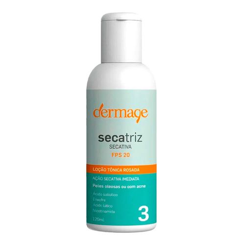 Loção Secativa Rosada Dermage Secatriz 120ml Loção Secativa Rosada Dermage Secatriz 120ml