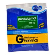 Paracetamol Limão/ Mel 500mg Genérico EMS 5g