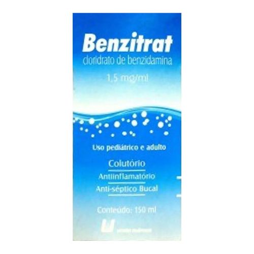 Benzitrat Colutório União Química Líquido - 150ml Benzitrat Colutório União Química Líquido - 150ml