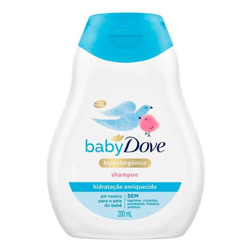 Shampoo Dove Baby Hidratação Enriquecida 200ml Shampoo Dove Baby Hidratação Enriquecida 200ml