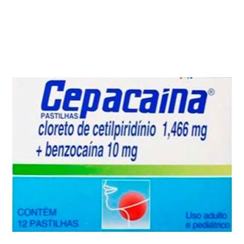 Cepacaína 12 Pastilhas Cepacaína 12 Pastilhas