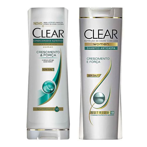 Creme de Tratamento Clear Crescimento e Força 350g Creme de Tratamento Clear Crescimento e Força 350g