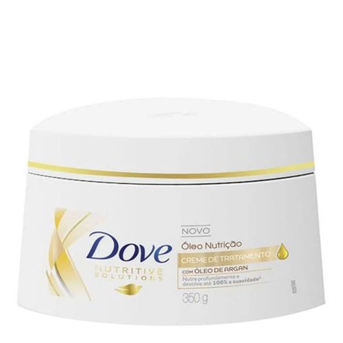 Creme de Tratamento Dove Óleo Nutrição 350g Creme de Tratamento Dove Óleo Nutrição 350g