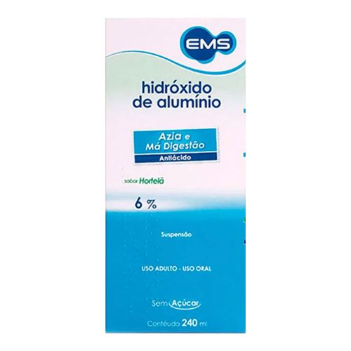 Hidróxido Alumínio Hortelã 61 5mg/Ml 240ml Genérico Hidróxido Alumínio Hortelã 61 5mg/Ml 240ml Genérico