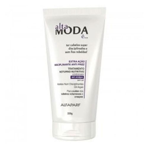 Creme de Tratamento Noturno Alta Moda Disciplinante 200ml Creme de Tratamento Noturno Alta Moda Disciplinante 200ml
