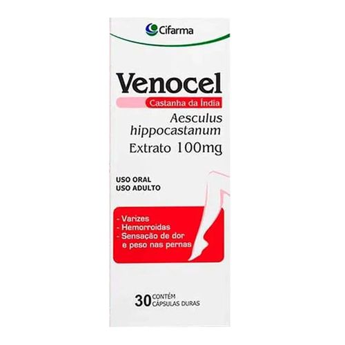Venocel 100mg Cifarma 30 Cápsulas Venocel 100mg Cifarma 30 Cápsulas