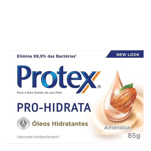 Sabonete em Barra Antibacteriano Protex Pro Hidrata Amêndoa 85g