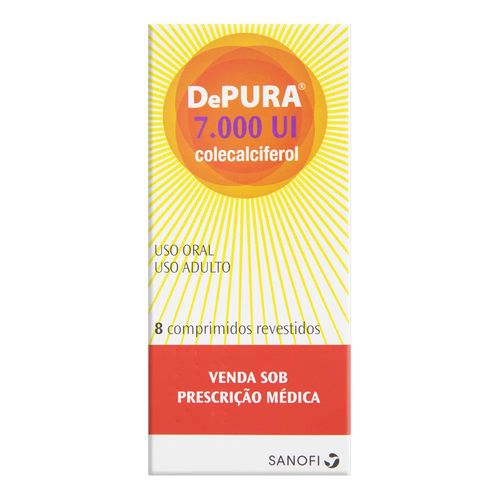 Vitamina D Depura 50.000UI Sanofi Aventis 4 Comprimidos