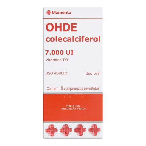 Vitamina D Ohde 7000UI Momenta 8 Comprimidos Revestidos Vitamina D Ohde 7000UI Momenta 8 Comprimidos Revestidos