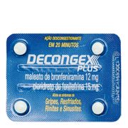 Decongex Plus Aché 4 Comprimidos Revestidos