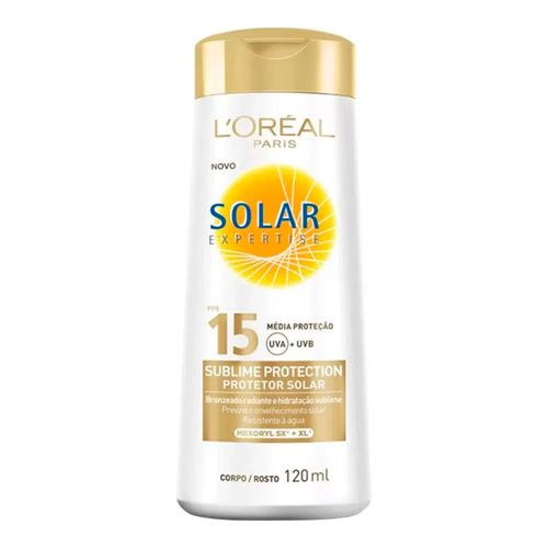 Protetor Solar L'Oréal Sublime Protection FPS 15 120ml