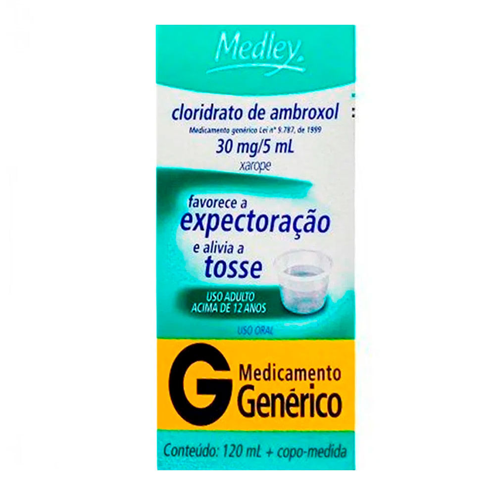 Cloridrato Ambroxol Pediátrico 6mg 120ml Neoquímica Genérico