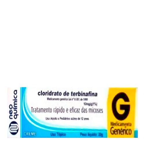 Cloridrato de Terbinafina 10mg/g Genérico Neo Química 20g