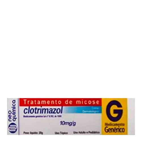 Clotrimazol 10mg/g Neo Química Creme 20g Clotrimazol 10mg/g Neo Química Creme 20g
