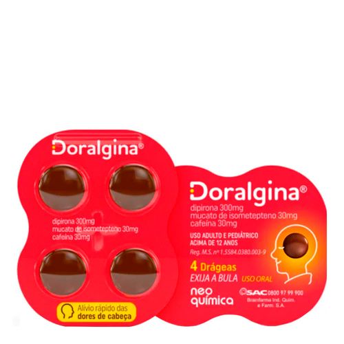 Doralgina Neo Química 4 Drágeas Doralgina Neo Química 4 Drágeas