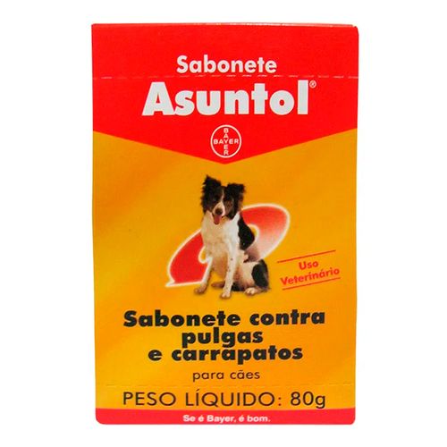 Sabonete Contra Pulgas e Carrapatos Asuntol Sabonete Contra Pulgas e Carrapatos Asuntol