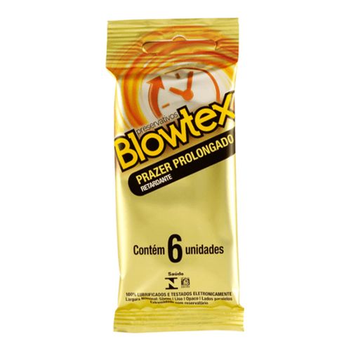 Preservativo Blowtex Retardante 6 Unidades Preservativo Blowtex Retardante 6 Unidades