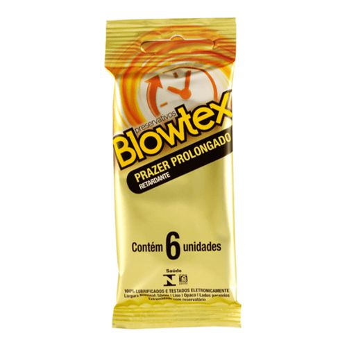 Preservativo Blowtex Retardante 6 Unidades